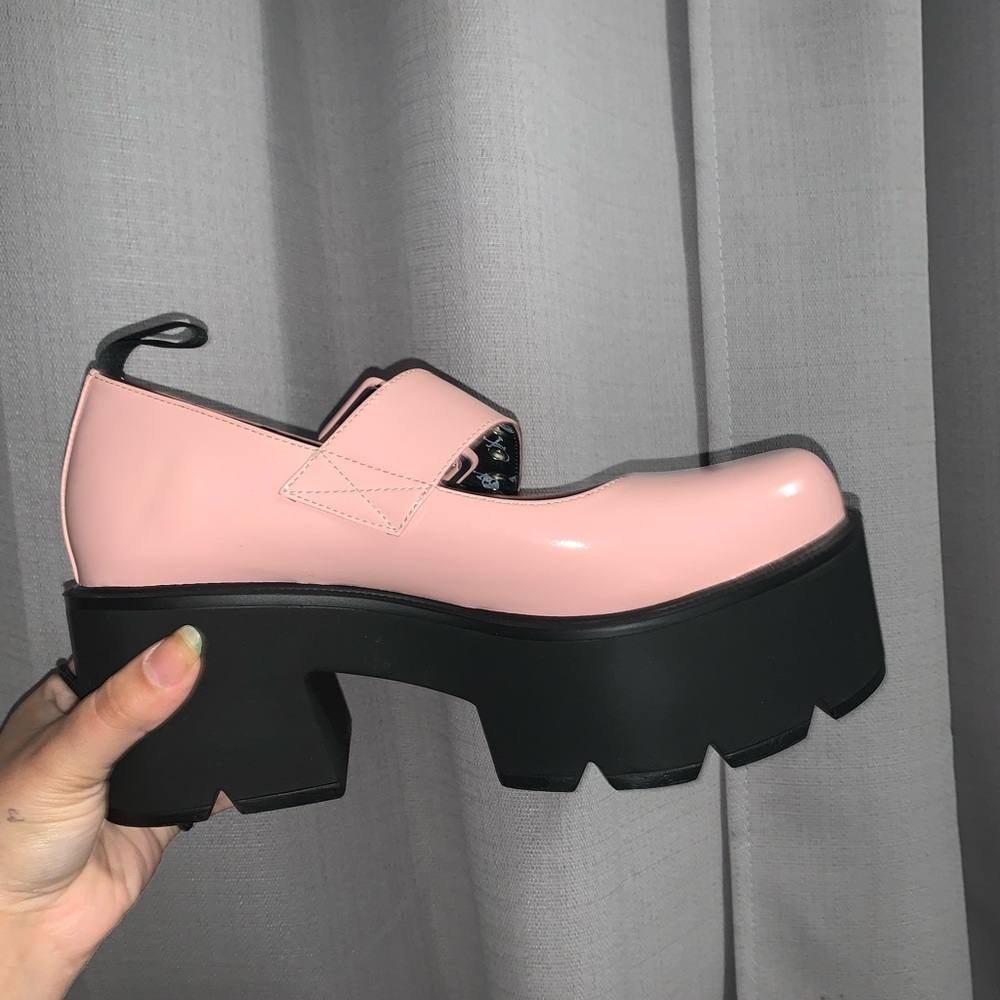 Platform Pink Mary Janes